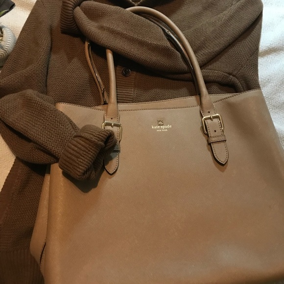 kate spade Handbags - Kate spade nude satchel